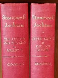 lot 241 image: (2) Vol. Stonewall Jackson Seven Days to The Last March Books