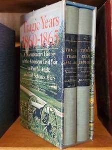 lot 243 image: (2) Vol. Set Civil War Tragic Years 1860-1865 Books