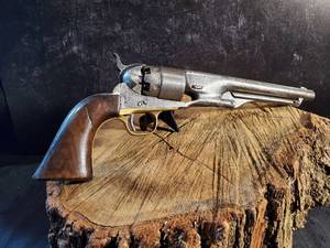 lot 7 image: Military Inspected 1862 Production Civil War Colt Army Model Revolver