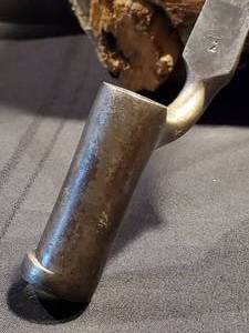 lot 3 image: Museum Quality Original Socket Bayonet that was Mounted on a .71 Caliber Prussian Model 1809 Musket