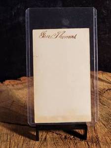 lot 12 image: WOW Original CDV Image of General George H Thomas The Rock of Chickamauga