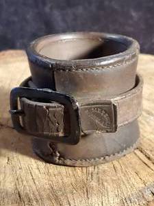 lot 4 image: Non-Excavated Original Civil War Leather Cavalry Carbine Boot