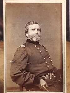 lot 117 image: Original CDV Image of General George H Thomas The Rock of Chickamauga