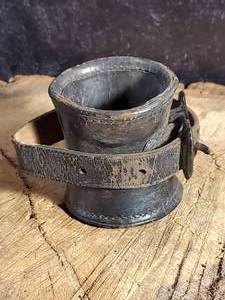 lot 67 image: Non-Excavated Original Civil War Leather  Cavalry Carbine Boot