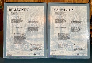 lot 296 image: Two Games Dead of Winter - The Battle of Stones River Murfreesboro, Tennessee A Richard H. Berg Game