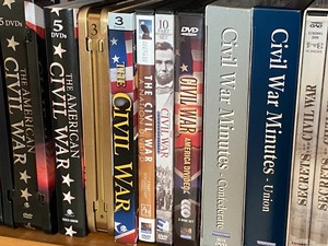 lot 333 image: DVDs on the Civil War