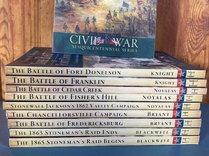 lot 330 image: (10) Books The History Press Civil War Sesquicentennial Series