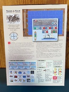 lot 322 image: Strategic Game Iron and Oak Ship to Ship Combat during the American Civil War