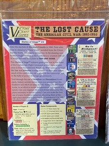 lot 320 image: The Lost Cause The American Civil War 1861-1865  & Expansion Kit Victory Point Games