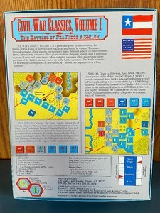 lot 319 image: Strategic Game Civil War Classics, Volume 1 The Battle of Pea Ridge & Shiloh