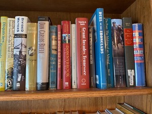 lot 314 image: Two Shelves of Books Related to the Civil War
