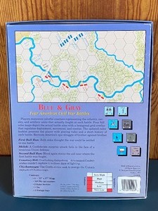 lot 310 image: Strategic Game Blue and Gray Four American Civil War Battles