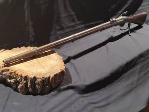 lot 38 image: Civil War .577 Caliber Enfield Three Band Tower Rifle Dated 1861