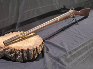 lot 42 image: Civil War E. Whitney US Mississippi .58 Caliber Rifle with The Colt Arsenal Alterations Dated 1855