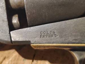 lot 128 image: Very Nice Civil War Era Colt Model 1851 US Navy Double Action .36 Cal Percussion Revolver