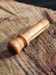 lot 212 image: Civil War Original Wooden Tompion For a .58 Cal Musket