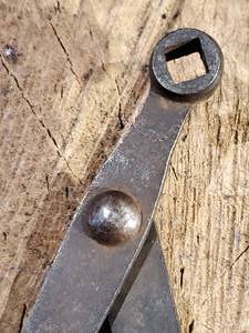 lot 222 image: Original Civil War Mississippi Pattern Rifle Nipple Wrench Tool
