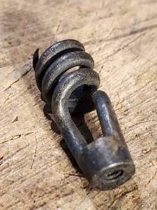 lot 283 image: Original Civil War Non-Excavated Model 1816 .69 Caliber Musket Bullet Extracting Worm