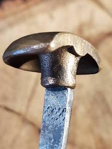 lot 259 image: Civil War Original Brass Handled Borman Cannonball Fuse Punch