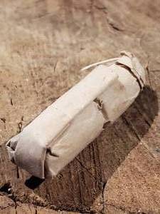 lot 143 image: Civil War Original Non Excavated Paper Cartridge for the .58 Caliber Rifle