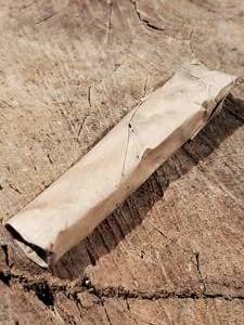 lot 144 image: Civil War Original Paper Roll of 10 Musket Percussion Caps
