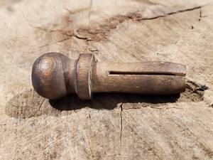 lot 214 image: Rare Civil War Original Wooden Tompion For a .50 Cal Calvary Carbine Barrel