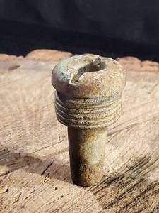 lot 263 image: Original Civil War Hotchkiss Pattern Cannon Shell Time Fuse