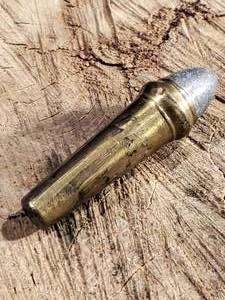 lot 278 image: Civil War Original Non-Excavated Burnside Pattern Ice Cream Cone Carbine Cartridge