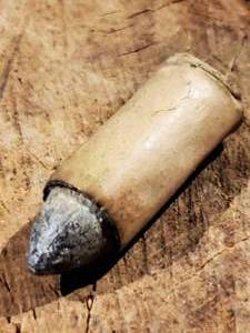 lot 359 image: Civil War Era Smith & Wesson Carbine Cartridge