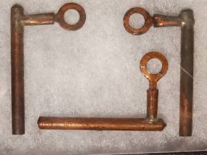lot 361 image: (3) Civil War Era Civil War Artillery Friction Primers