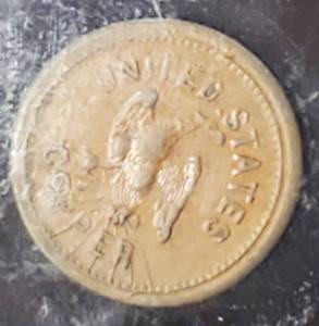 lot 376 image: Civil War Original Tradesman Token
