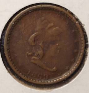 lot 379 image: Original Civil War Token