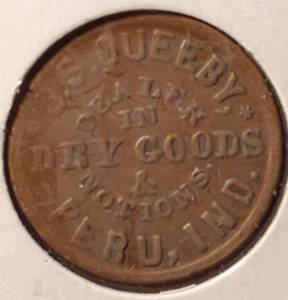 lot 382 image: Original Civil War Token