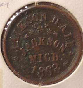 lot 389 image: Original Civil War 1862 Token