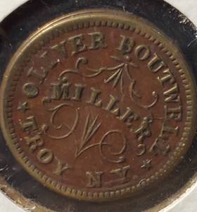 lot 392 image: Original Civil War 1863 Token