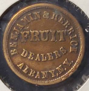 lot 396 image: Original Civil War 1863 Token