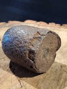 lot 401 image: LK Very Rare Civil War Excavated Hale Rocket Type 1 Nose Section WOW