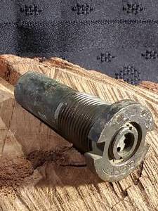 lot 411 image: Civil War Clearly Marked 1862 Dated Naval Ordnance Fuse with Anchor Stamp