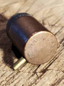 lot 420 image: (3) Civil War Non-Excavated Metal Cartridge For The Eley 9mm Pinfire Pattern Revolver