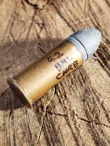 lot 423 image: Original Civil War .42 Caliber Gallagher Carbine Cartridge