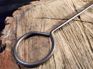 lot 441 image: Original Civil War Cannon Fuse Hole Cleaner
