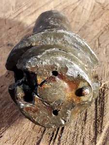 lot 426 image: Civil War Excavated Early Pattern Schenkl Combination Fuse