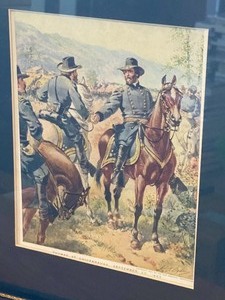 lot 251A image: Framed Print Thomas at Chickamauga September 20, 1863