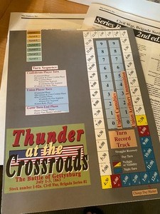 lot 277A image: Thunder at the Crossroads Game The Battle of Gettysburg