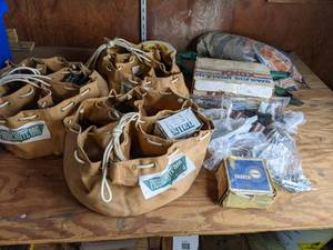 lot 30 image: (3) Parachute Bags Filled with Hardware