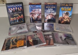 lot 323 image: VHS Tapes & CDs