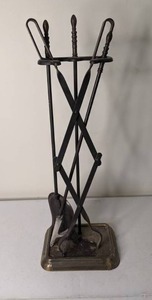 lot 243 image: Fireplace Tools and Stand
