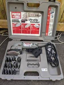 lot 130 image: Porter Cable Profile Sander with Detail Molding Kit