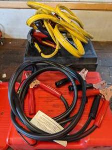 lot 108 image: (2) Set of Jumper Cables with Storage Cases