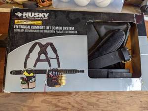 lot 59 image: Husky Electrical Comfort Lift Combo System Tool Belt